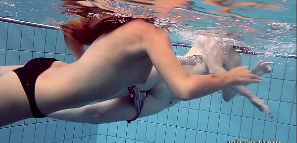  Katrin Privsem and Lucy Gurchenko underwater babes